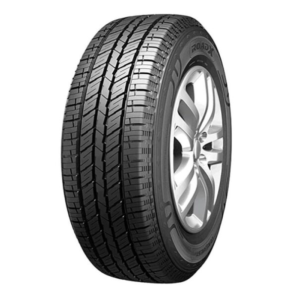 El RoadX RXQuest HT01 es el neumático ideal para camionetas ligeras y SUVs que buscan rendimiento, seguridad y confort en carretera. Su diseño avanzado garantiza un desgaste uniforme, ofreciendo mayor durabilidad y una tracción excepcional en todo tipo de condiciones.