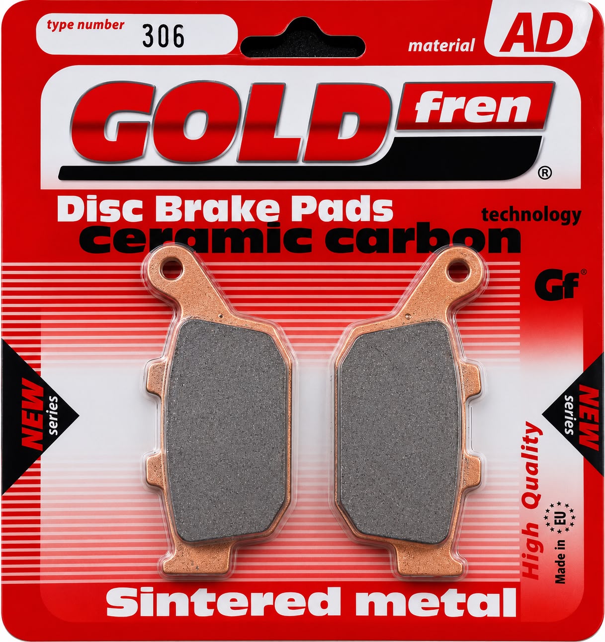 PASTILLA DE FRENO GOLD FREN 306