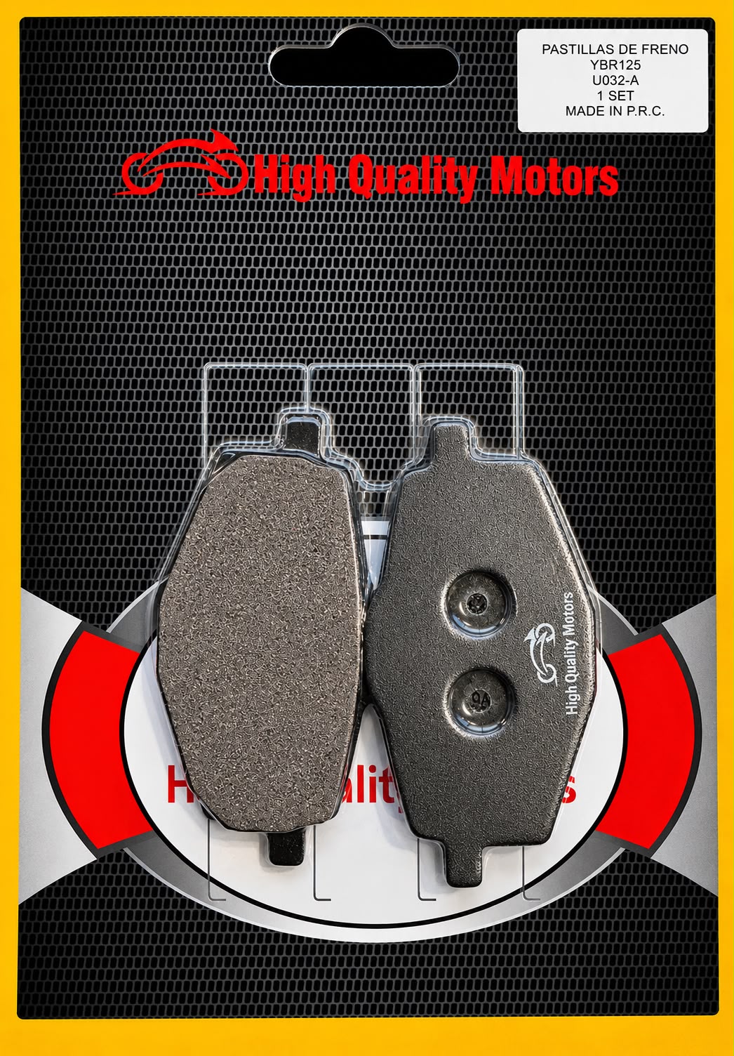 PASTILLA DE FRENO HIGH QUALITY MOTORS U032-A