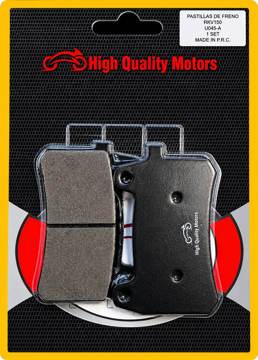 PASTILLA DE FRENO HIGH QUALITY MOTORS U045-A