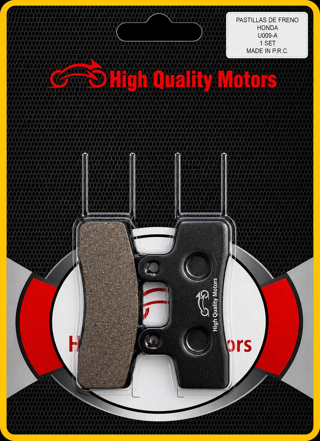 PASTILLA DE FRENO HIGH QUALITY MOTORS U009-A