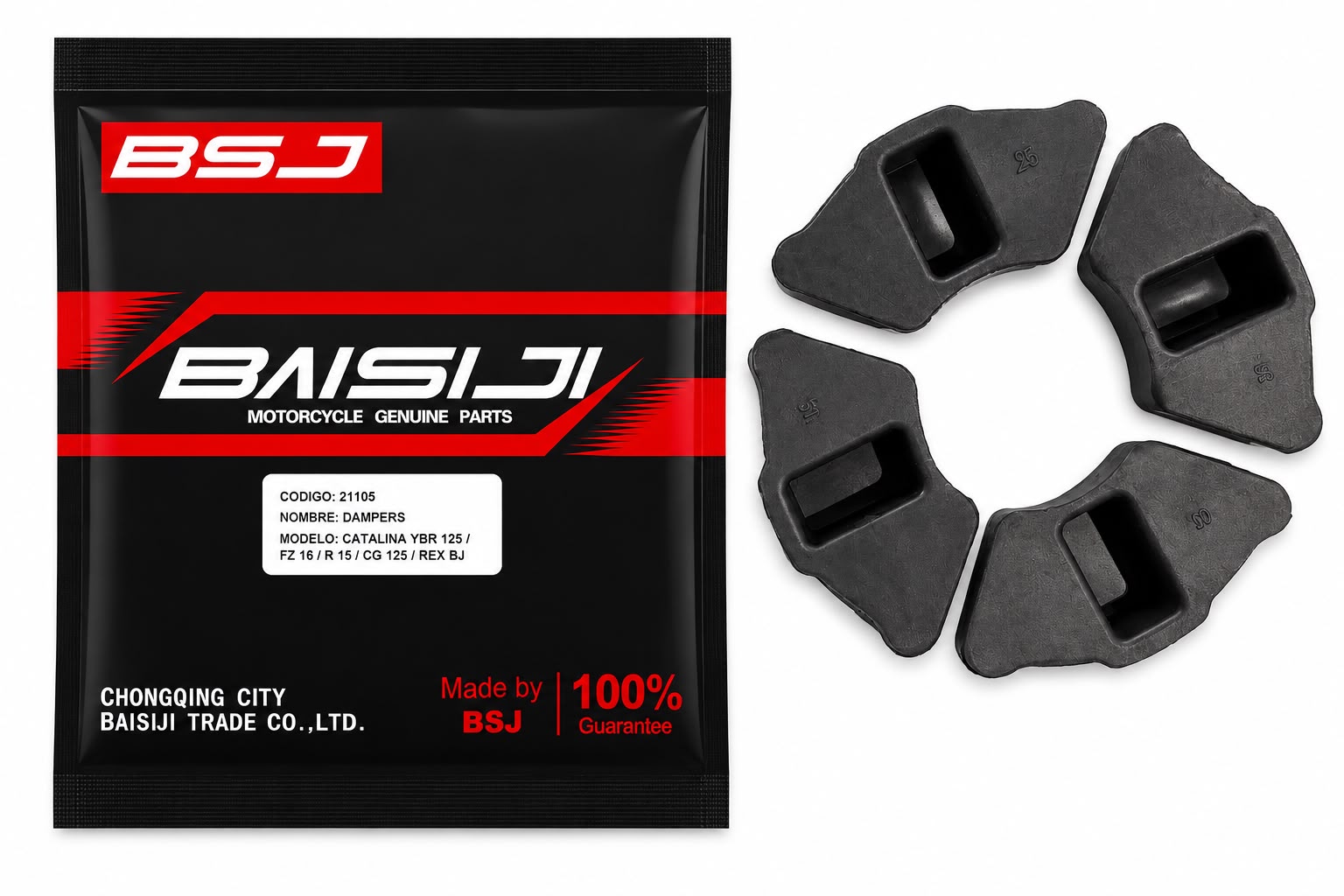 DAMPER BAISIJI 21105 YAMAHA / MOTORRAD / KEEWAY / EUROMOT
