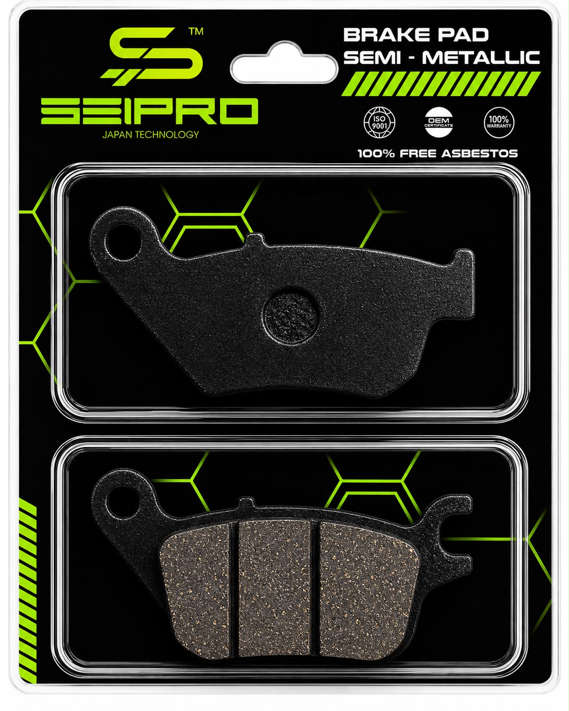PASTILLA DE FRENO SEIPRO 3507 YAMAHA / HAIJUE