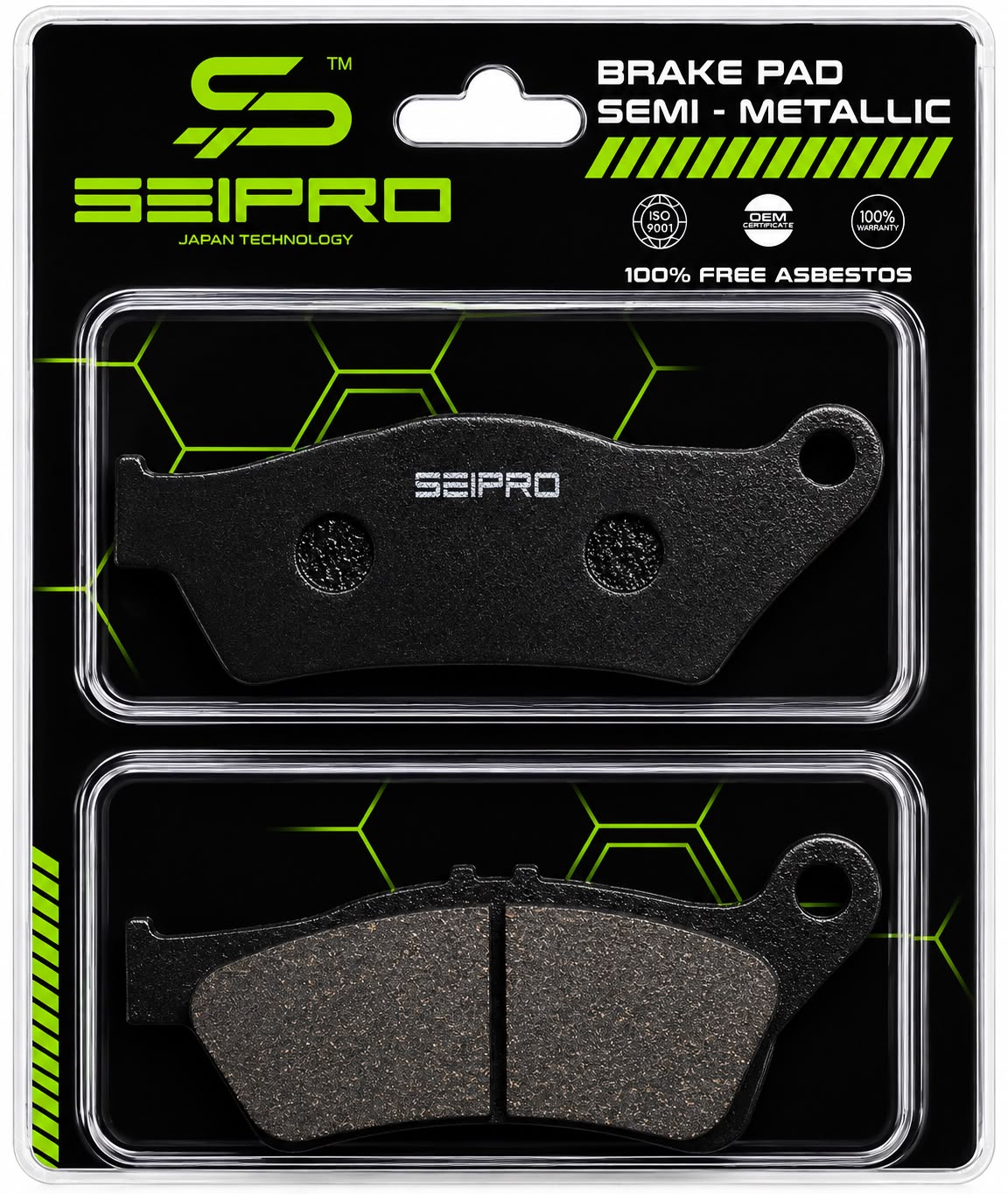 PASTILLA DE FRENO SEIPRO 3501 YAMAHA / BAJAJ / MOTORRAD